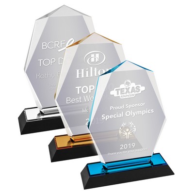 7" Octagon Point Impress Acrylic